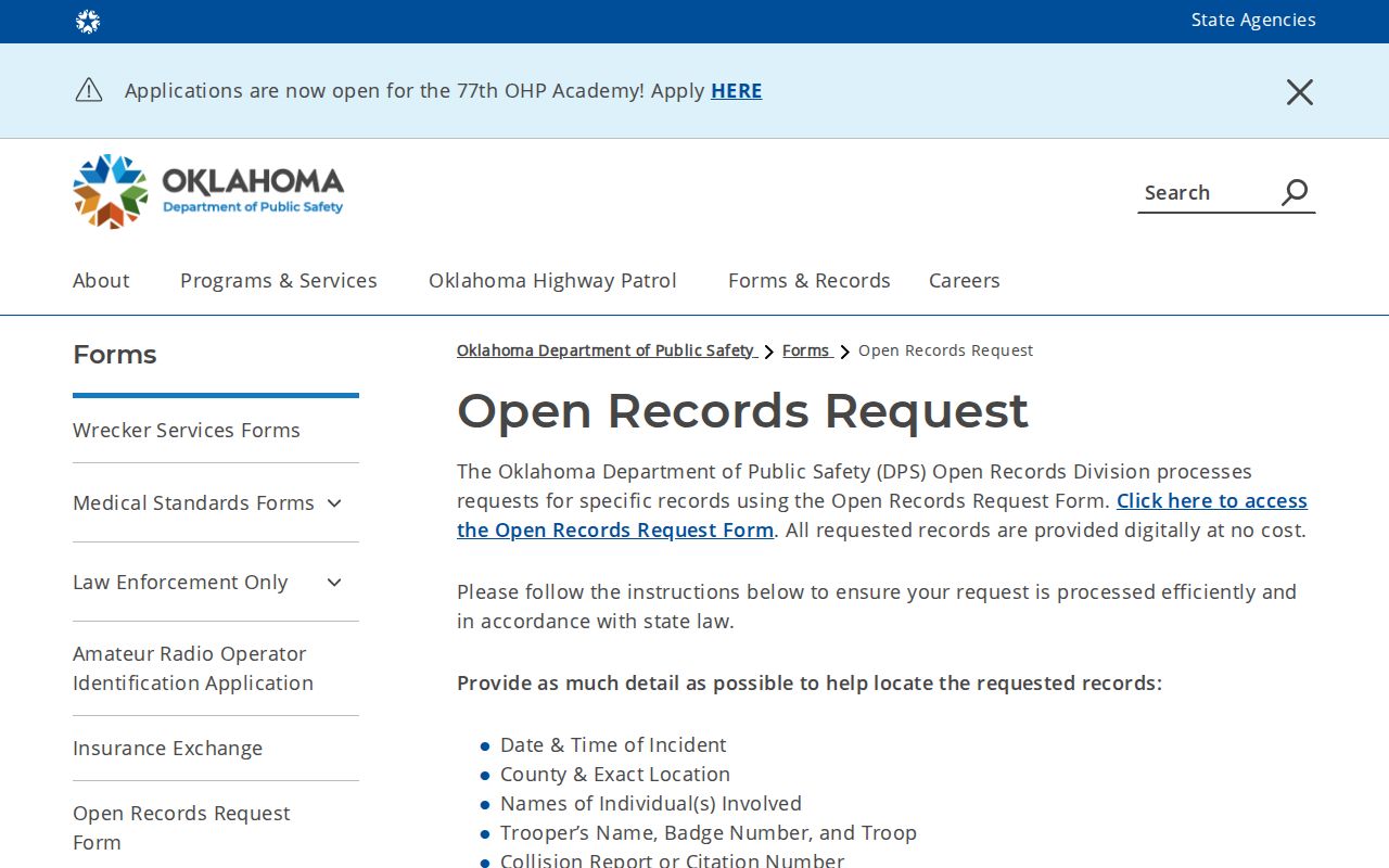 Nowata County traffic warrant DPS records and compliance source